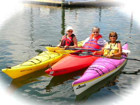 Taking Andi & Brian out for a day of Kayaking