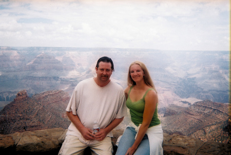 Me and my wife at the Grand Canyon