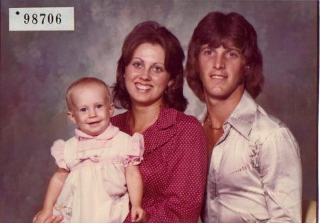 My Wife Lynn, Daughter Tiffany and I Feb 1976