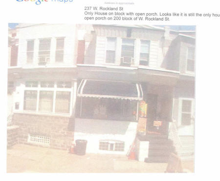 237 W. Rockland Street, Philadelphia, PA