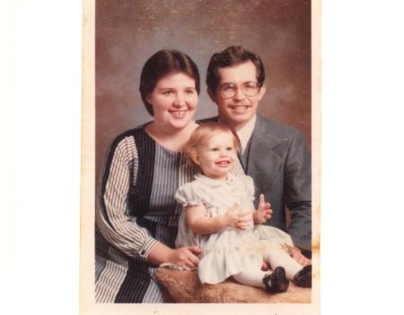 When we only had one daughter, 1985