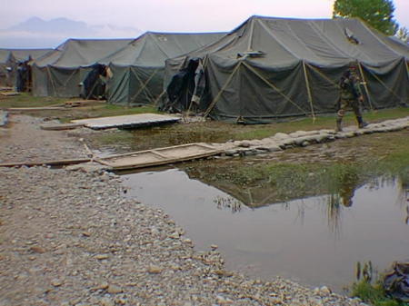 My home when i was deployed to Albania 1999