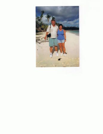 Don and Debbie in Eleutra, Bahamas