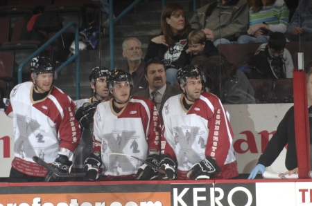 On the bench with the Pros