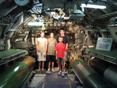 Inside Submarine Cavalla