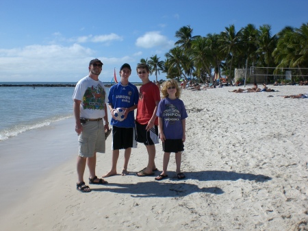 Me with my sons in Florida