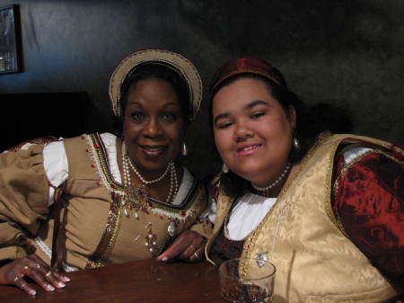 Toi and Holly in Medieval Garb - January 2006