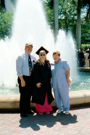 Graduation from Univ. of Miami, May, 2000