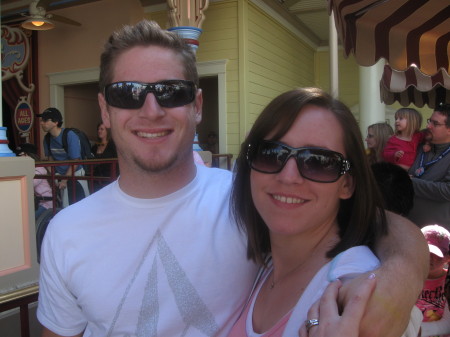 Josh and Liz at Disneyland