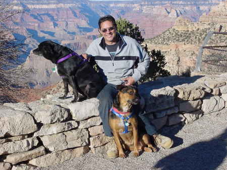Rosie Tony And Easy, Grand Canyon, Nov. 2008