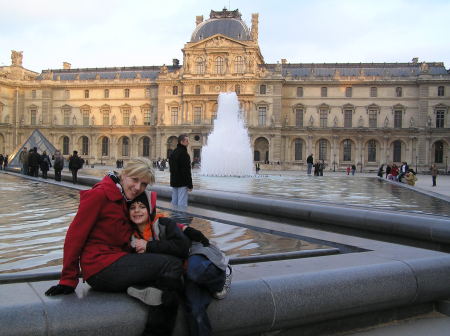 Bruce and I at the Louvre (Louis XIV's Palace)