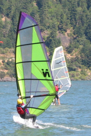 Windsurfing in Hood River