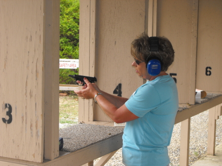 Anita at the Range