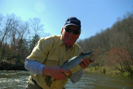 Bubba's first trout!