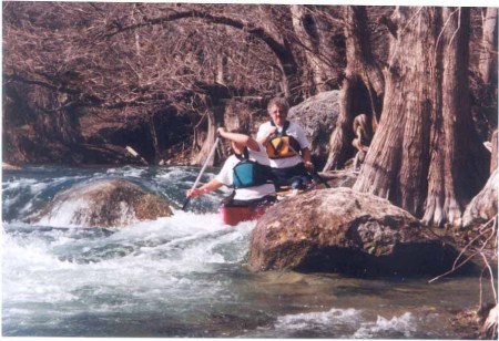 Rock Pile Rapid with son Bryan 2 of 3 Jan 2001