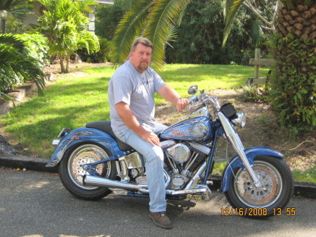 A Fatboy riding a Fatboy