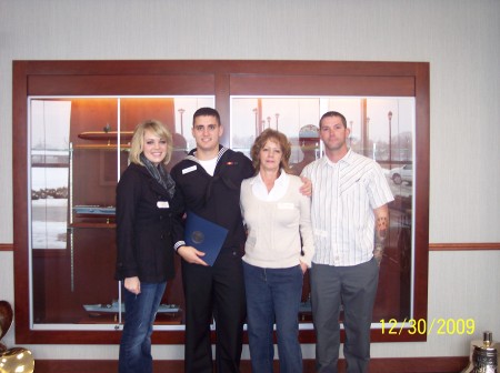 Family at Micks Graduation Navy Bootcamp