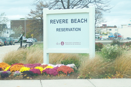 Revere Beach in the fall