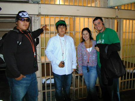 Checking out Alcatraz Prison Cell