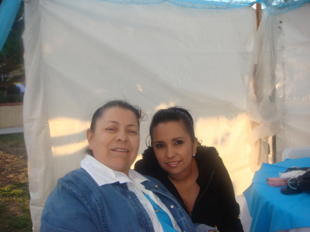 my mom and me