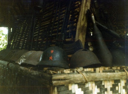 Japanese Helmets and Weapons-Guadalcanal Is