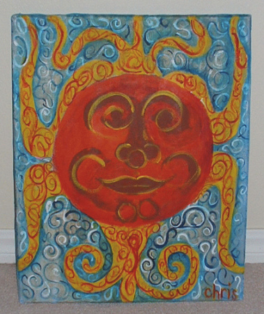 My painting of the Sun.