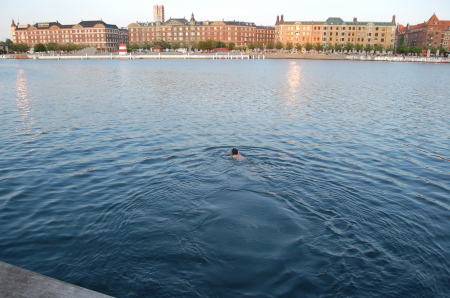 July 2009 swimming canals in Copenhagen