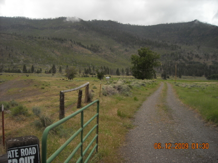 Site of our "old house" in Summer Lake, OR