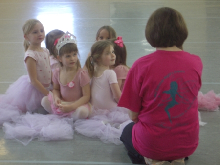 Madison's first ballet class (Spring 2010)