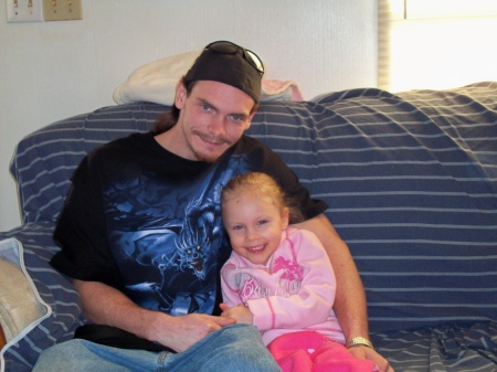 Joshua with daughter Katelyn