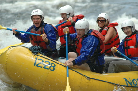 Kennebec River raft ride