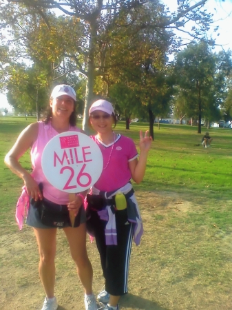 Diana & Helen at Avon Walk for Breast Cancer