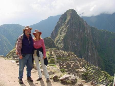 Joe and Harriet at Machu Pichu, Peru