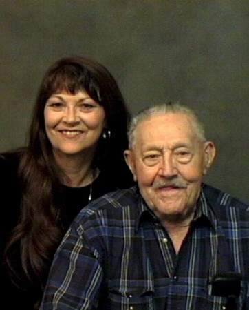 Me & my dad on his 90th birthday in 2005