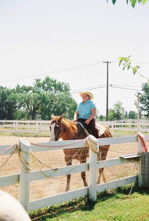 Heather's riding exhibition