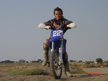 Rusty on his 02' YZ85