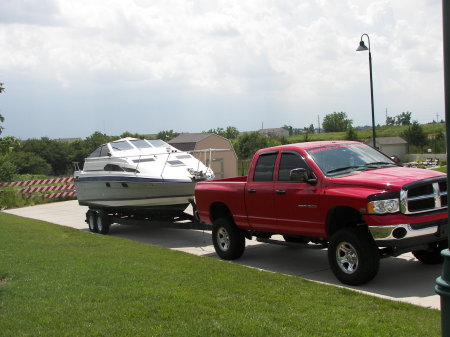 Big Red and my boat