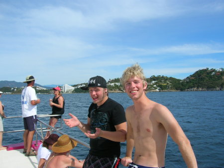 My boys in Ixtapa Zahuatanejo