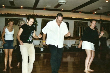 Jeff and the girls Dancing the night Away