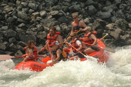 Rafting on the Payette River-Idaho