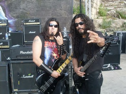 romeo-bass player and i on stage