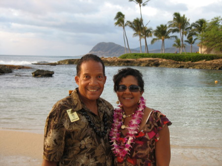 Chris and Brenda in Hawaii