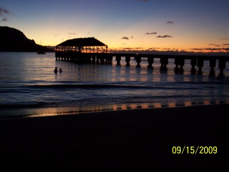 Hanalei Bay Pier, Kauai (Northshore), Hawaii