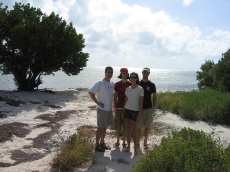 My Sons and Debbie in the Keys