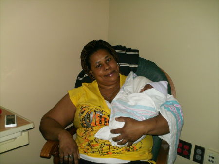 Me and my new grandson