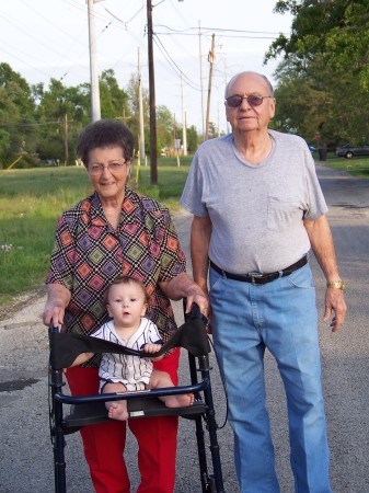 my parents and their great grandbaby