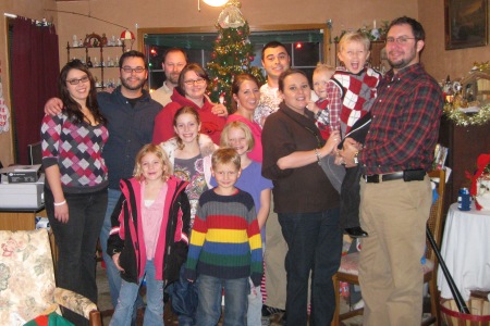 My family at Christmas