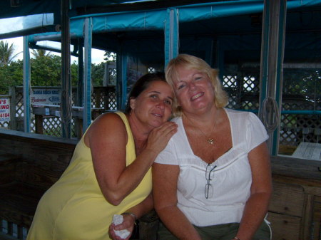 Patty Shifflet Keefe and I on Hollywood beach