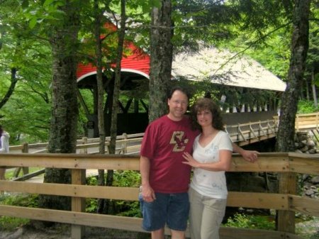 Hubby and me in NC