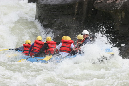 White water rafting Class 5 rapids 9/09